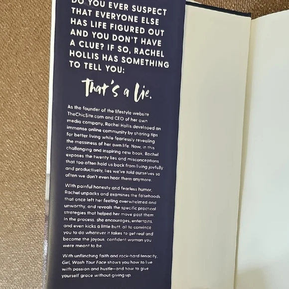 Girl, Wash Your Face Book by Rachel Hollis - Picture 3 of 5